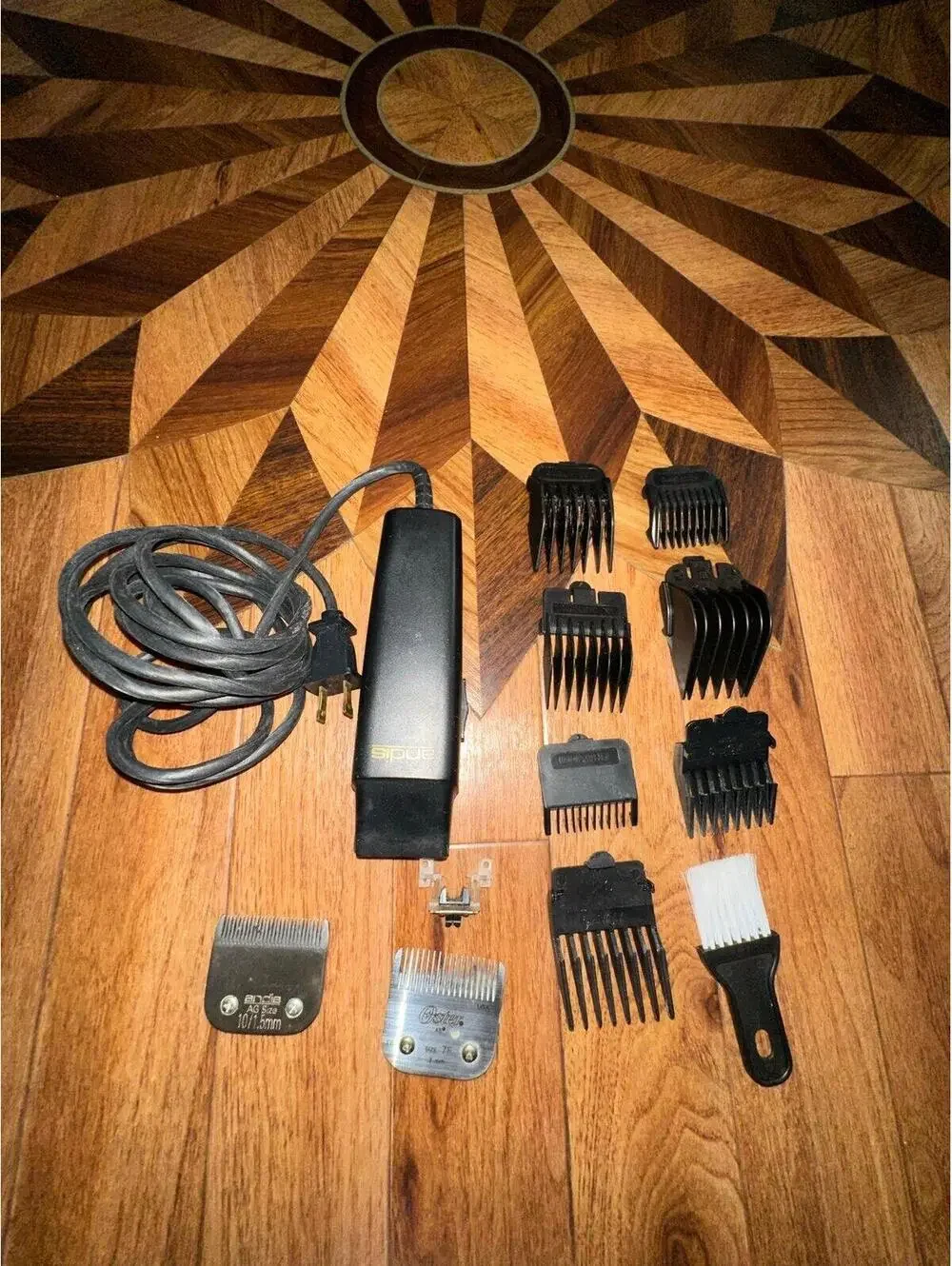 GenuineVTG Andis 317G Black HAIR CLIPPERS w/ 10 Ultraedge AG 1.5 Andis Blade